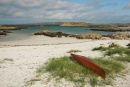 07-1795 Canoe and the View Across Sound of Iona from Mull.
